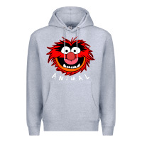 Heather Grey Muppets Animal Premium Hoodie - SnappyArt