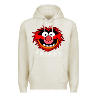 Oatmeal Heather Muppets Animal Premium Hoodie - SnappyArt