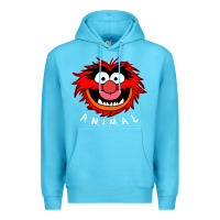 Ocean Blue Muppets Animal Premium Hoodie - SnappyArt