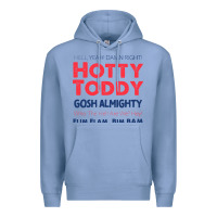 Colony Blue hotty toddy Premium Hoodie - SnappyArt