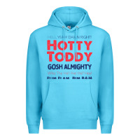 Ocean Blue hotty toddy Premium Hoodie - SnappyArt