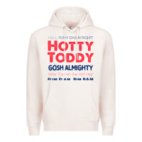 Pale Pink hotty toddy Premium Hoodie - SnappyArt