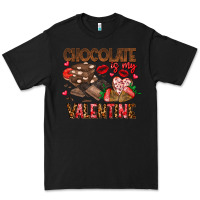 Black Chcolate is my Valentine Premium Tee - CowhideDigitalArt