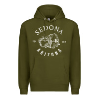 Army Green womens sedona arizona t shirt sedona az vintage arizona vacation v nec Premium Hoodie - SnappyArt
