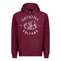 Burgundy womens sedona arizona t shirt sedona az vintage arizona vacation v nec Premium Hoodie - SnappyArt