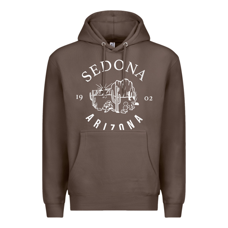 Womens Sedona Arizona T Shirt Sedona Az Vintage Arizona Vacation V Nec Premium Hoodie by SnappyArt | Teevron