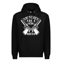 Black Snitches Are A Dying Breed Motorcycle Biker Gun Premium Hoodie - SnappyArt