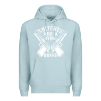 Blue Mist Snitches Are A Dying Breed Motorcycle Biker Gun Premium Hoodie - SnappyArt