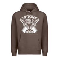 Coffee Snitches Are A Dying Breed Motorcycle Biker Gun Premium Hoodie - SnappyArt