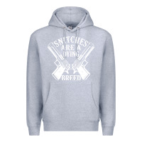 Heather Grey Snitches Are A Dying Breed Motorcycle Biker Gun Premium Hoodie - SnappyArt