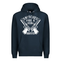 Navy Snitches Are A Dying Breed Motorcycle Biker Gun Premium Hoodie - SnappyArt