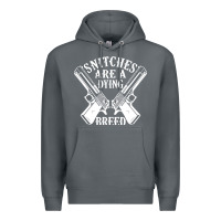 Rock Snitches Are A Dying Breed Motorcycle Biker Gun Premium Hoodie - SnappyArt