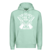 Seafoam Snitches Are A Dying Breed Motorcycle Biker Gun Premium Hoodie - SnappyArt