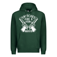 Sports Green Snitches Are A Dying Breed Motorcycle Biker Gun Premium Hoodie - SnappyArt