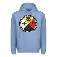 Colony Blue native american medicine wheel, mitakuye oyasin t shirt Premium Hoodie - SnappyArt