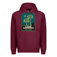Burgundy Trending Lake Wateree State Park Sc Vintage Travel Premium Hoodie - SnappyArt