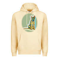 Pina Colada German Shepherd isolated on whot. Premium Hoodie - SnappyArt