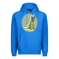 True Royal German Shepherd isolated on whot. Premium Hoodie - SnappyArt