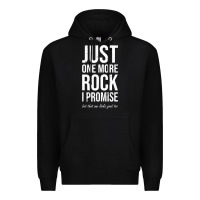 Black Rockhounds gear gift Just one more rock funny rockhounding Premium Hoodie - SnappyArt