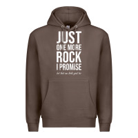 Coffee Rockhounds gear gift Just one more rock funny rockhounding Premium Hoodie - SnappyArt