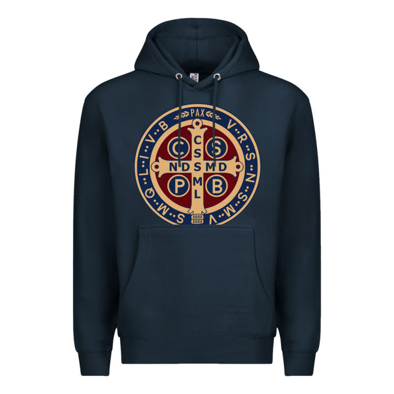 Saint Benedict Medal 1 Premium Hoodie by SnappyArt | Teevron