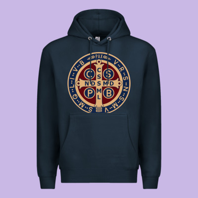 Saint Benedict Medal 1 Premium Hoodie Designed By Snappyart