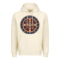 Sandshell Saint Benedict Medal 1 Premium Hoodie - SnappyArt
