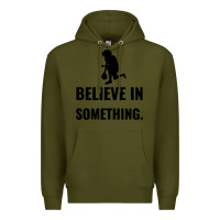Army Green Colin Kaepernick Believe In Something Premium Hoodie - SnappyArt