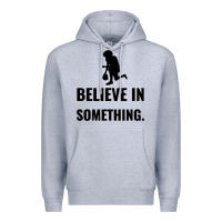 Heather Grey Colin Kaepernick Believe In Something Premium Hoodie - SnappyArt