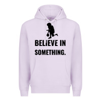 Lilac Colin Kaepernick Believe In Something Premium Hoodie - SnappyArt