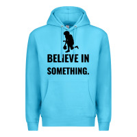 Ocean Blue Colin Kaepernick Believe In Something Premium Hoodie - SnappyArt