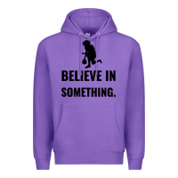 Purple Colin Kaepernick Believe In Something Premium Hoodie - SnappyArt