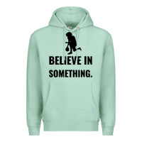 Seafoam Colin Kaepernick Believe In Something Premium Hoodie - SnappyArt
