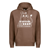 Chestnut The KIFFNESS X ALUGALUG white cat Classic Premium Hoodie - SnappyArt