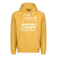 Mustard The KIFFNESS X ALUGALUG white cat Classic Premium Hoodie - SnappyArt