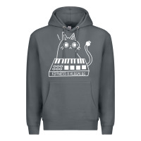 Rock The KIFFNESS X ALUGALUG white cat Classic Premium Hoodie - SnappyArt