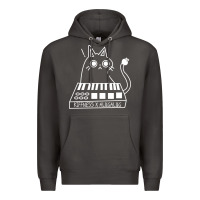 Smoke The KIFFNESS X ALUGALUG white cat Classic Premium Hoodie - SnappyArt