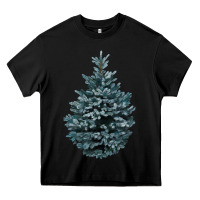 Black Colorado Blue Spruce Heavy Core Tee - RanaPortraitStore