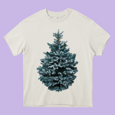 Colorado Blue Spruce Heavy Core Tee Designed By Ranaportraitstore