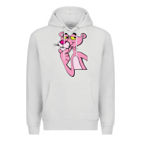 Dove Grey pink panther Premium Hoodie - SnappyArt