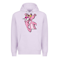 Lilac pink panther Premium Hoodie - SnappyArt