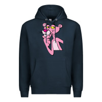 Navy pink panther Premium Hoodie - SnappyArt