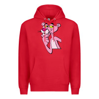 Red pink panther Premium Hoodie - SnappyArt