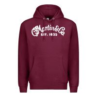 Burgundy martin est 1983 Premium Hoodie - SnappyArt