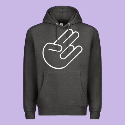 Shocker Hand Premium Hoodie Designed By Snappyart