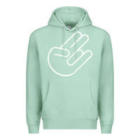 Seafoam shocker hand Premium Hoodie - SnappyArt