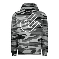 Slate Camo shocker hand Premium Hoodie - SnappyArt