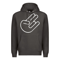 Smoke shocker hand Premium Hoodie - SnappyArt