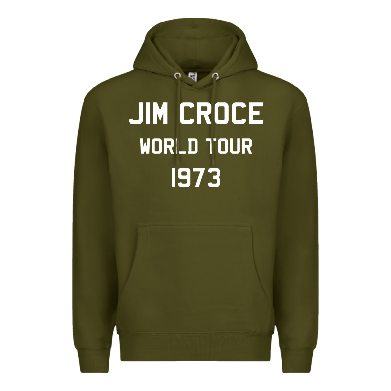Jim Croce World Tour 1973 Premium Hoodie by SnappyArt | Teevron