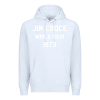 White Jim Croce World Tour 1973 Premium Hoodie - SnappyArt